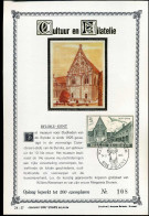 1662 Op Zijde/gouden Blad - Gent, Byloke - Cartoline Commemorative - Emissioni Congiunte [HK]
