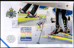San Marino - FDC 2013 - Campionato Del Mondo Di Sci Nordico, Trentino Fiemme - FDC