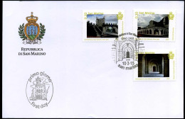 San Marino - FDC 2015 - Architectura A San Marino - FDC