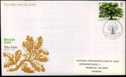 Cover -  British Trees : The Oak - Cartas & Documentos