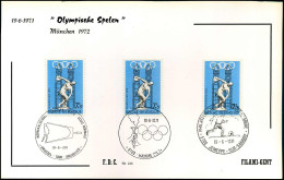 FDC Filami  - 1590 - Olympische Spelen Te München 1972 - 1971-1980