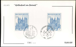 FDC Filami  - 1570 - Kathedraal Van Doornik - 1971-1980