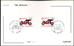 FDC Filami  - 1568 - 50e Autosalon - 1971-1980