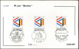 FDC Filami  - 1500 - 25 Jaar Benelux - 1961-1970