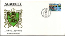 FDC - Additional Definitive -  Boat - Alderney