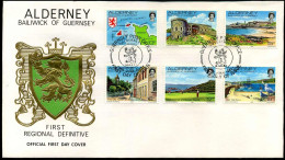 FDC - First Regional Definitive - Alderney