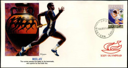 FDC Samoa - XXIV Olympiad - Relay - Other & Unclassified