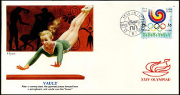 FDC Egypt - XXIV Olympiad - Vault - Other & Unclassified
