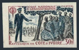Ivory Coast 247 Imperf,MNH.Michel 305B. National School Of Administration,1966. - Ivoorkust (1960-...)