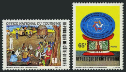 Ivory Coast 561-562,MNH.Michel 654-655. Tourism,1982.National Tourist Office, - Ivoorkust (1960-...)