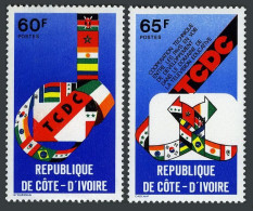 Ivory Coast 487-488,MNH.Michel 576-577. Technical Cooperation,1978.Posters. - Ivoorkust (1960-...)