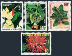 Ivory Coast 536-539,MNH.Michel 628-631. Local Flora,1980. - Costa De Marfil (1960-...)