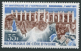Ivory Coast 318,C46, MNH. Mi 387-388. Independence Day 1971. Bondoukou Market. - Ivoorkust (1960-...)