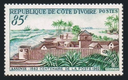 Ivory Coast 197,MNH.Michel 240. Fort Assinie,Assinie River.1962. - Costa De Marfil (1960-...)
