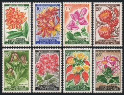 Ivory Coast 183-190,MNH.Michel 223-230. Local Plants,Orchids,1961-1962. - Costa D'Avorio (1960-...)