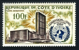 Ivory Coast C21,MNH.Michel 244. Admission To UN,2nd Ann.1962.UN Headquarters. - Costa De Marfil (1960-...)