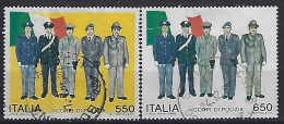 Italy 1986  Italienische Polizie  (o) Mi.1973-1974 - 1981-90: Oblitérés