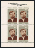 Ivory Coast C29a Sheet, MNH. Michel Bl.3. President John F. Kennedy, 1964. - Costa De Marfil (1960-...)