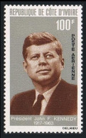 Ivory Coast C29, C29a, MNH. Michel 276, Bl.3. President John F.Kennedy. 1964. - Ivoorkust (1960-...)