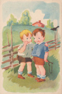 CHILDREN CHILDREN Scene S Landscapes Vintage Postcard CPSMPF #PKG810.GB - Scenes & Landscapes
