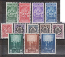 Vatican N° 86 à 97 Avec Charnières - Unused Stamps