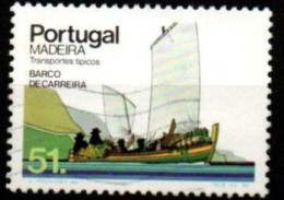 PORTUGAL    -   MADERE  -   1984  .Y&T N° 101 Oblitéré.   Bateau  à Voile - Madère