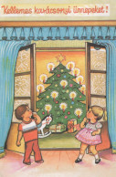 Happy New Year Christmas Vintage Postcard CPSM #PBB285.GB - Nouvel An