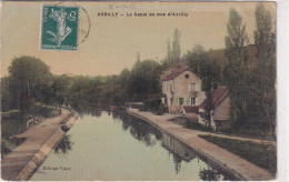 Avrilly (03 Allier) Le Canal Au Bas D'Avrilly - édit. Vizier Carte Toilée Colorisée - Other & Unclassified