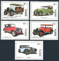 Kenya 573-577, MNH. Michel . Vintage Cars, 1992. - Kenya (1963-...)