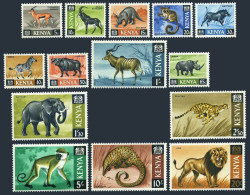 Kenya 20-27,29-30,32-35 Set Of 1966,MNH. Animals: Gazelle, Warthog, Zebra, Lion, - Kenia (1963-...)