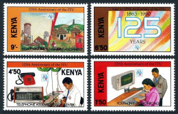 Kenya 523-526,MNH.Michel 521-524. ITU,125th Ann.1990. - Kenia (1963-...)