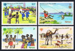 Kenya 137-140,lightly Hinged.Michel 135-138. IYC-1979,Fishing,Camels,Sheep. - Kenia (1963-...)