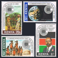 Kenya 243-246,MNH.Michel 271-273. Commonwealth Conference,1983.Daniel Moi,Dance. - Kenia (1963-...)