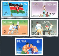 Kenya 554-558, MNH. Michel 536-540. Olympics Barcelona-1992. Basketball, Boxing, - Kenia (1963-...)