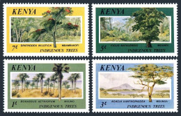 Kenya 360-363,364,MNH.Michel 352-355,Bl.27. Trees 1986,Glade. - Kenia (1963-...)