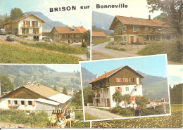 BRISON Sur BONNEVILLE (74) à Droite , "Les Sapins" Et "Pointe D'Andey" , à Gauche "les Chavannes" Et "le Chamois CPSM GF - Andere & Zonder Classificatie