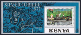 Kenya 87a-88,MNH.Michel Bl.8-9. QE II Reign-25,1977.Aberdare Forest,Elephants. - Kenya (1963-...)