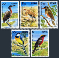 Kenya 288-292,MNH.Michel 283-287. Rare Local Birds 1984.Heron,Plower,Thrush, - Kenia (1963-...)
