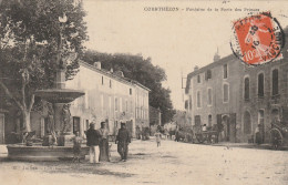 CPA-84-COURTHEZON-Fontaine De La Porte Des Princes-Animée - Other & Unclassified