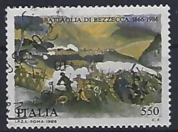 Italy 1986  120 Jahrestag Der Schlacht Von Bezzecca  (o) Mi.1976 - 1981-90: Oblitérés