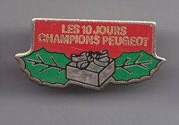 Pin's Les 10 Jours Champions Peugeot Réf 4939 - Peugeot