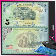 Auto Bank $5 Cadilac Escalade Fantasy Test Note Private - Collezioni