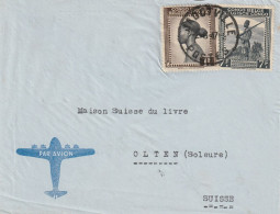 Congo Belge Lettre Pour La Suisse 1947 - Briefe U. Dokumente