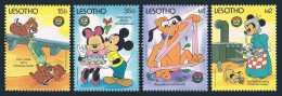 Lesotho 554-557, MNH. Michel 613-616. Christmas 1986, Walt Disney Characters. - Lesotho (1966-...)