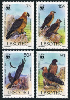 Lesotho 512-515, MNH. WWF 1986. Lammergeier Vulture. - Lesotho (1966-...)