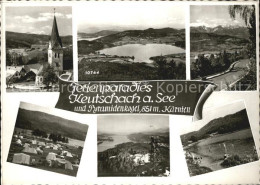 72535361 Keutschach See Fliegeraufnahme Camping Mit Pyramidenkogel Keutschach - Other & Unclassified