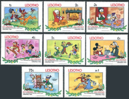 Lesotho 412-419, 420, MNH. Michel 433-440, Bl.19. Christmas 1983. Walt Disney. - Lesotho (1966-...)