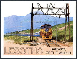 Lesotho 458, MNH. Michel 489 Bl.23. The Blue Train, 1972. - Lesotho (1966-...)