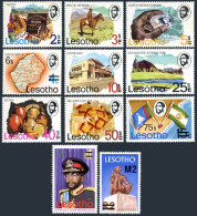 Lesotho 302-312, MNH. 1980. Horseman, Tapestry, Diamond,Bank,Flags,Pottery,Kings - Lesotho (1966-...)