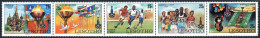Lesotho 291-295a,296, MNH. Mi 291-295,Bl.5. Olympics Moscow-1980. Soccer, Misha, - Lesotho (1966-...)